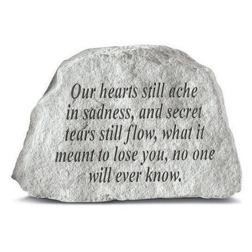 MEMORIAL RANGE ENGRAVED STONE OUR HEARTS STILL ACHE IN SADNESS