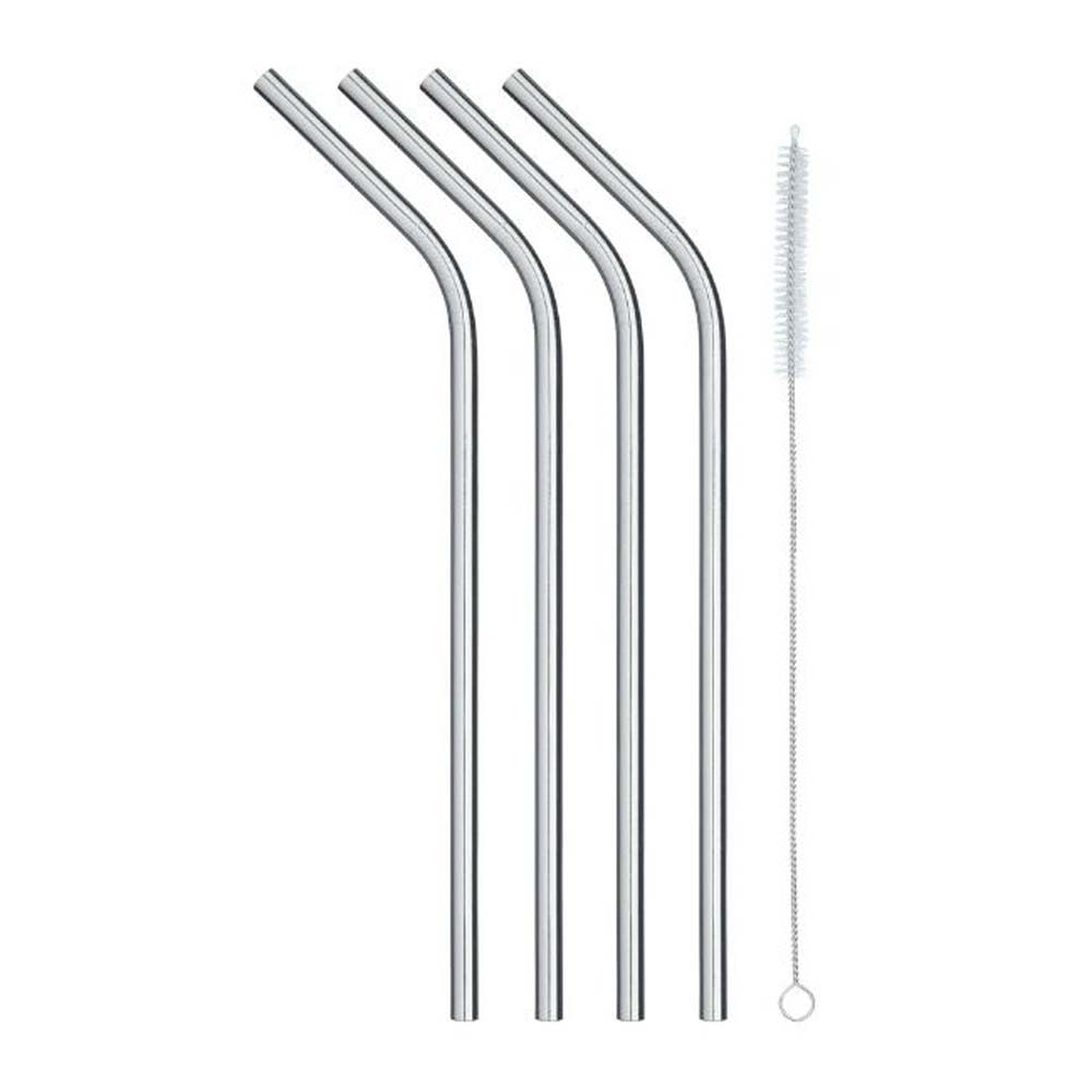 Kitchen Craft Straws With Cleaning Brush