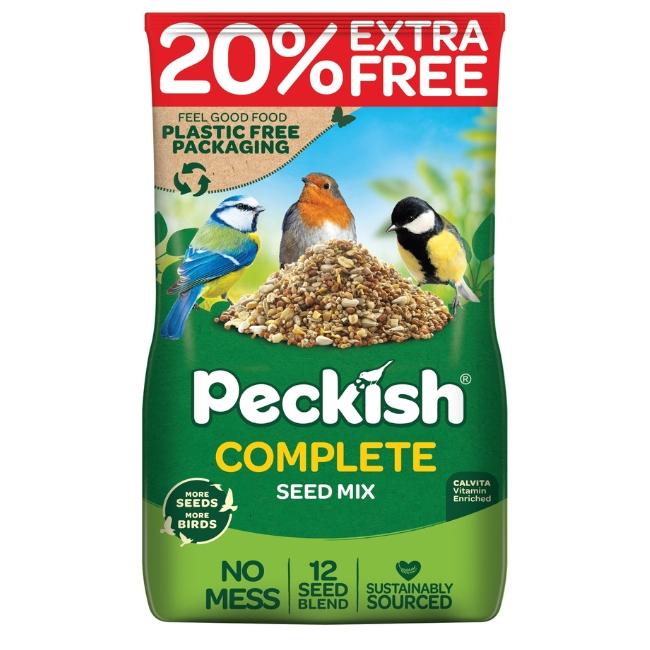 PECKISH COMPLETE SEED MIX 1.7KG +20% EXTRA FREE