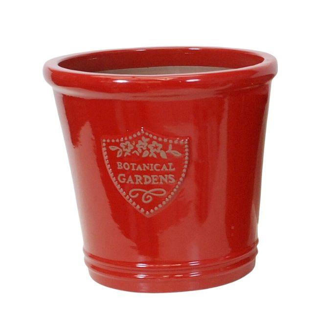 LEMONFIELD BOTANIC PLANTER RED D41H38