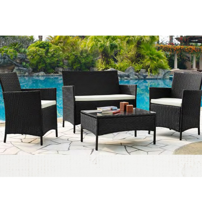 SOFIA 4 PIECE LOUNGER SET