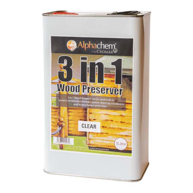 ARC WOOD PRESERVATIVE CLEAR 5LT