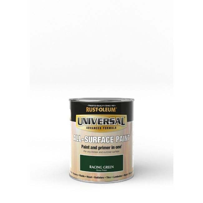 RUSTOLEUM UNIVERSAL ALL SURFACE PAINT GLOSS RACING GREEN 750ML