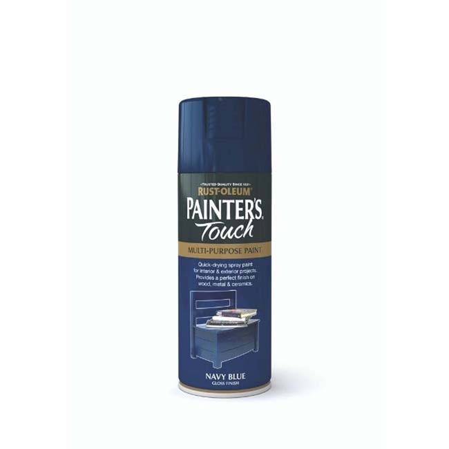 RUSTOLEUM PAINTERS TOUCH SPRAY PAINT GLOSS NAVY BLUE 400ML