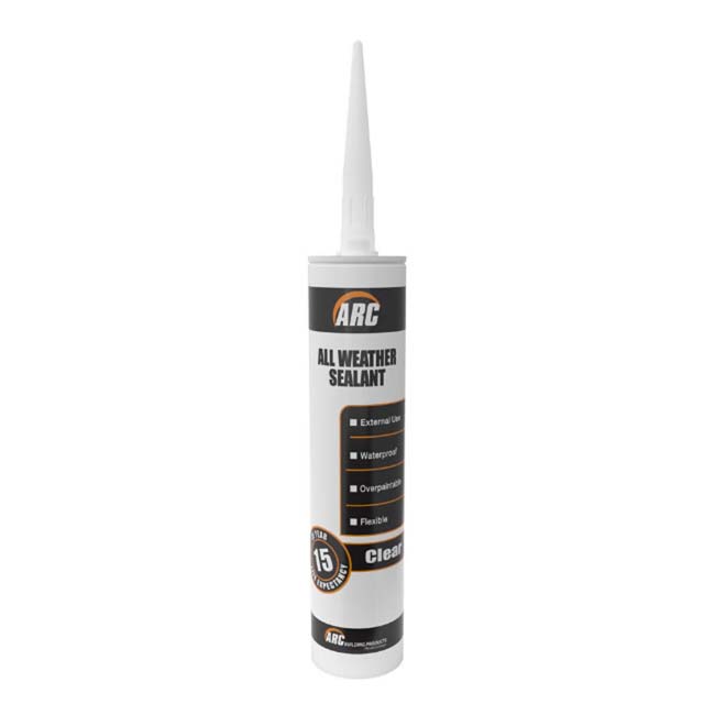 ARC ALL WEATHER SEALANT CLEAR 310MLS