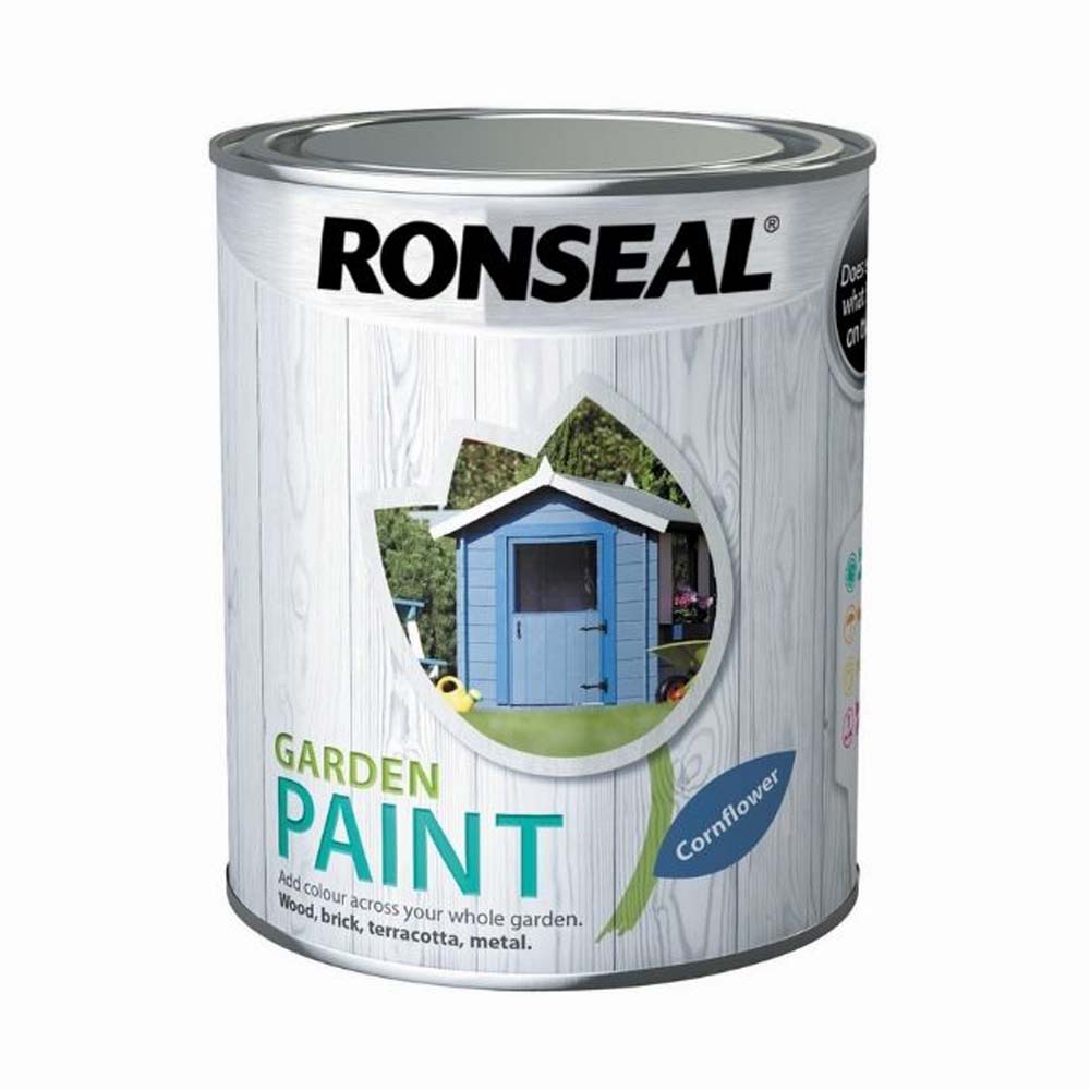 RONSEAL GARDEN PAINT CORNFLOWER 750ML