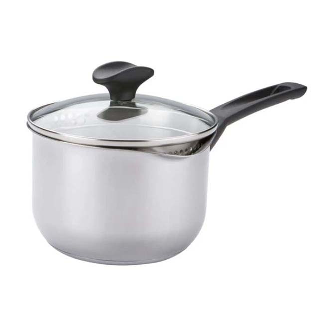 PRESTIGE COOK & STRAIN SAUCEPAN 18CM