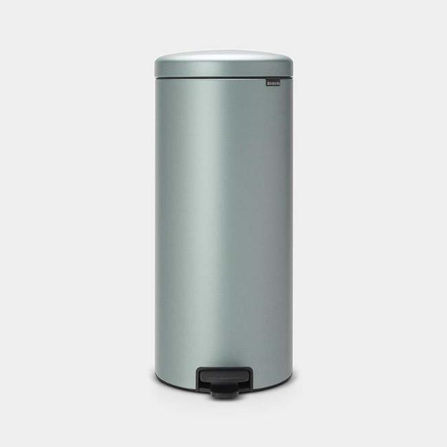 BRABANTIA PEDAL BIN NEWLCON 30 LTR METALLIC MINT 