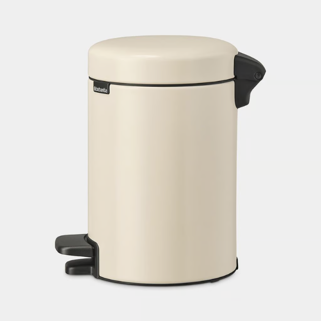 BRABANTIA NEWICON PEDAL BIN 3LTR SOFT BEIGE