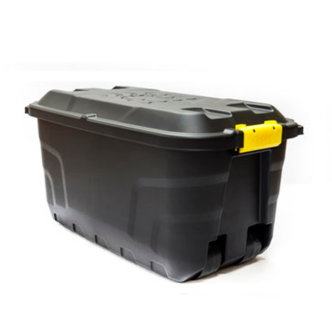 HEAVY DUTY STORAGE BOX ON WHEELS 75L