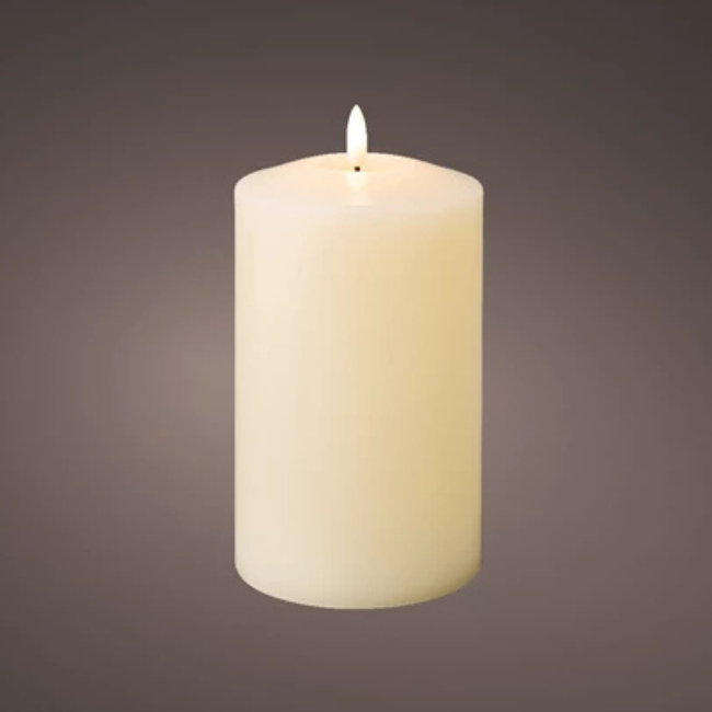 CHURCH CANDLE CREAM 19CM