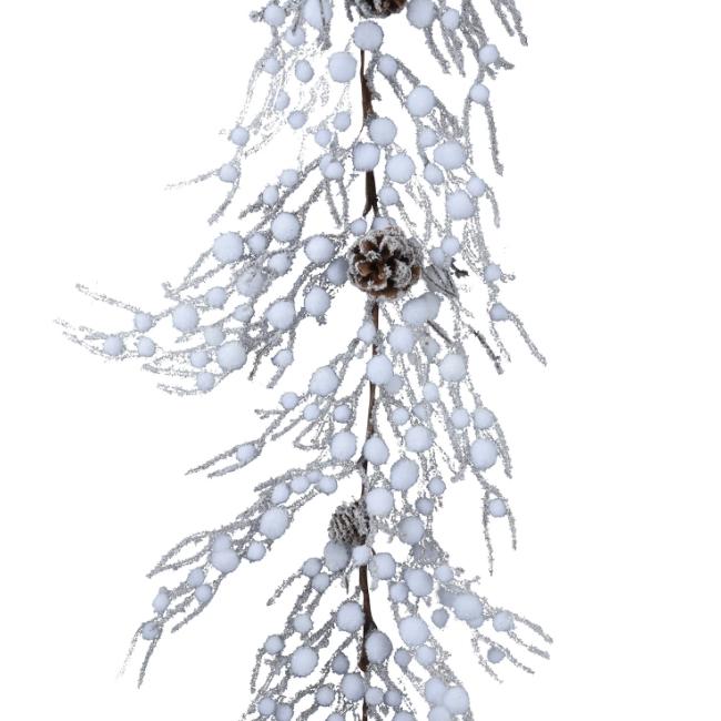 SNOW GARLAND 135CM