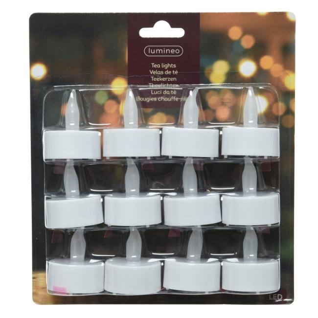 LED TEALIGHT PACK 12