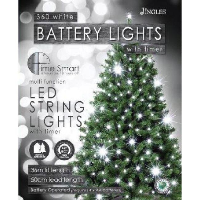 TIMESMART BATTERY STRING LIGHT 360L WHITE