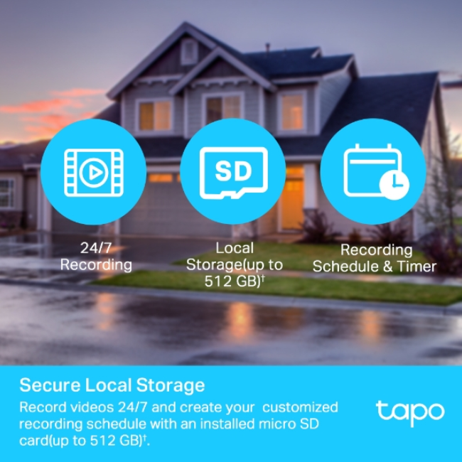 TP LINK TAPOC500 OUTDOOR PAN/TILT SECURITY WIFI CAMERA