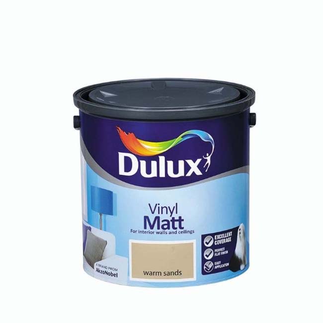 DULUX VINYL MATT WARM SANDS 2.5LTR 