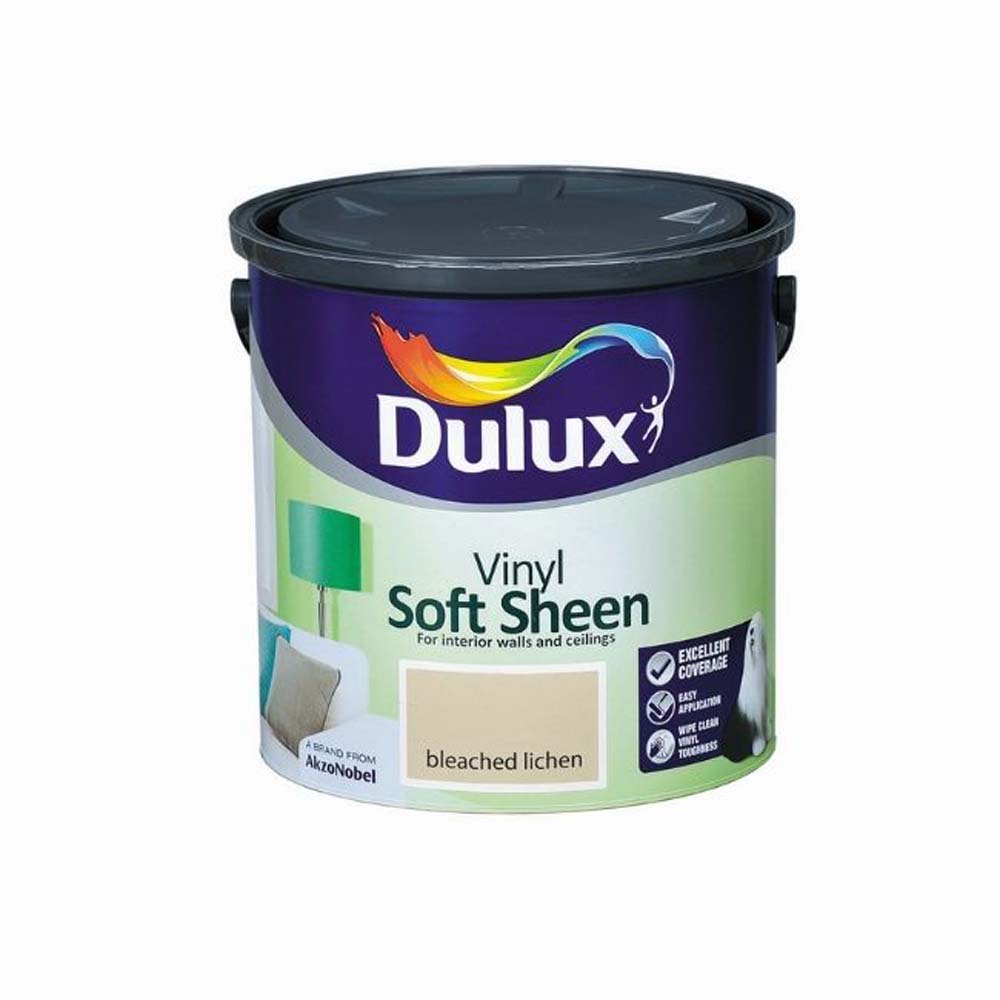 DULUX VINYL SOFT SHEEN BLEACHED LICHEN 2.5LTR 