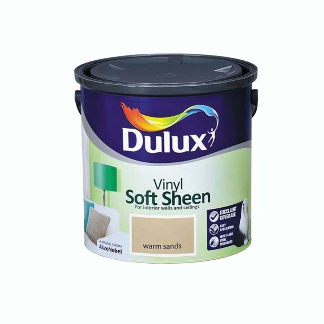 DULUX VINYL SOFT SHEEN WARM SANDS 2.5LTR 