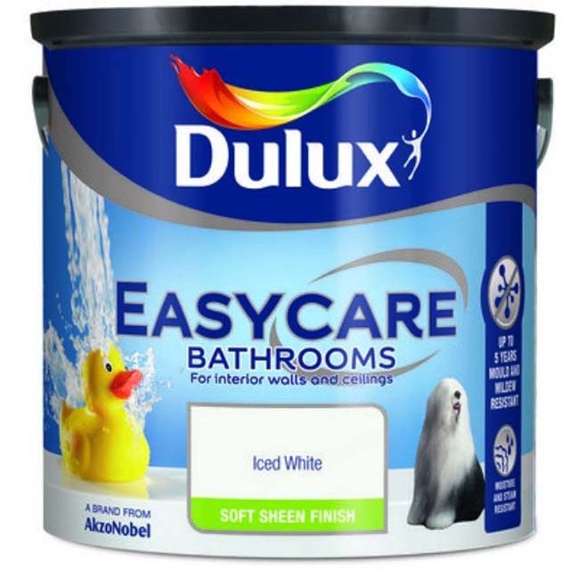 DULUX EASYCARE BATHROOM ICED WHITE 2.5L