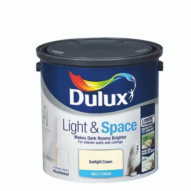 DULUX LIGHT AND SPACE SUNLIGHT CREAM 2.5LTR