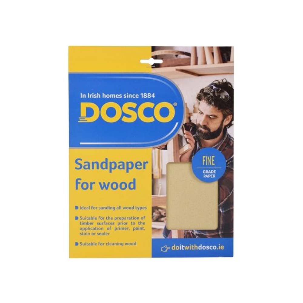 DOSCO SANDPAPER SHEETS FINE