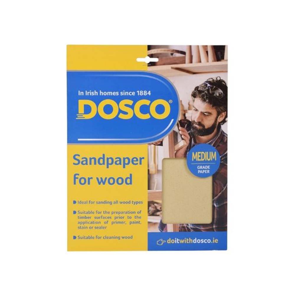 DOSCO SANDPAPER SHEETS MEDIUM