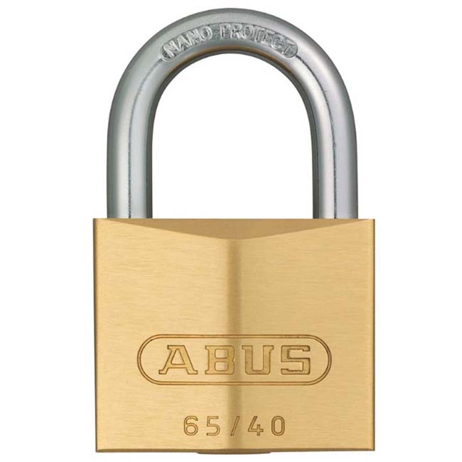 SOLID BRASS PADLOCK, 40MM