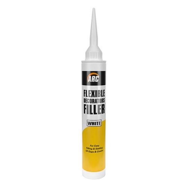 ARC DECORATORS FILLER CAULK WHITE 380ML