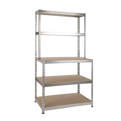 GALVANISED BOLTLESS SHELVING SHELF AND WORKBENCH