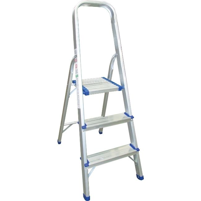 ALUMINIUM 3 TREAD STEP LADDER HGSL02001