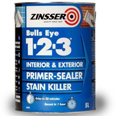 ZINSSER BULLS EYE 1-2-3 5LT