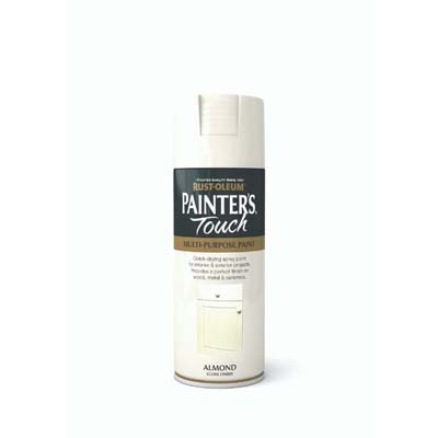 RUSTOLEUM PAINTERS TOUCH SPRAY PAINT GLOSS ALMOND  400ML