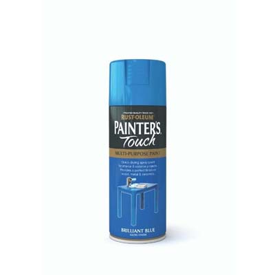 RUSTOLEUM PAINTERS TOUCH SPRAY PAINT GLOSS BRILLIANT BLUE 400ML