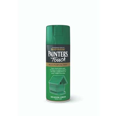 RUSTOLEUM PAINTERS TOUCH SPRAY PAINT GLOSS MEADOW GREEN 400ML