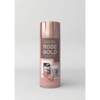 RUSTOLEUM PAINTERS TOUCH SPRAY PAINT METALLIC ROSE GOLD 400ML