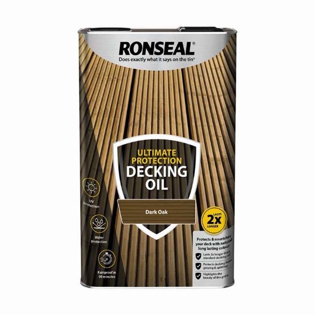 RONSEAL ULTIMATE PROTECTION DECKING OIL DARK OAK 5LTR