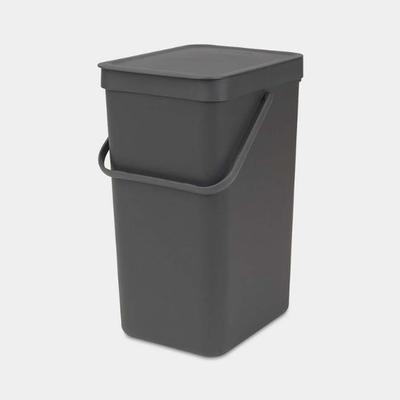 BRABANTIA SORT & GO WASTE BIN 16 LTR GREY