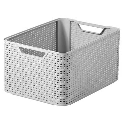 CURVER STYLE RATTAN STORAGE BOX 30LTR