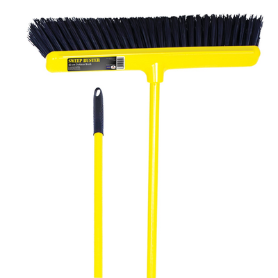 SWEEP BUSTER BROOM WITH SCRAPER