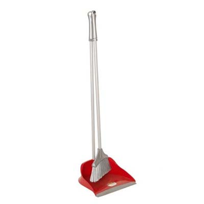 DOSCO LONG HANDLED DUSTPAN AND BRUSH SET