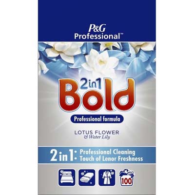 BOLD PROFESSIONAL WASHING POWDER LOTUS FLOWER & WATER LILY 