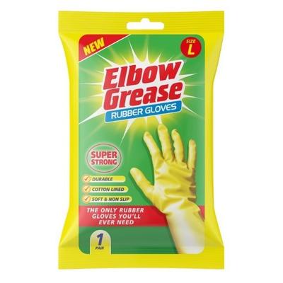 ELBOW GREASE LARGE RUBBER GLOVES 1 PACK