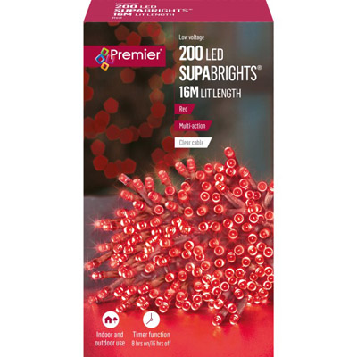 SUPABRIGHTS 200L TIMER RED