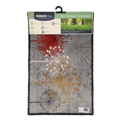 DOSCO ECO FRIENDLY HOME FLOWERS MAT 50 X 75CM