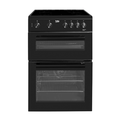 BEKO 60CM BLACK CERAMIC COOKER KTC611K 