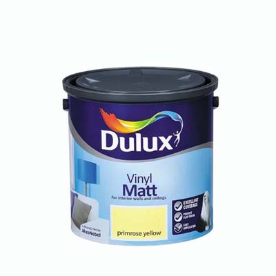 DULUX VINYL MATT PRIMROSE YELLOW 2.5LTR 