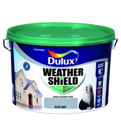 DULUX WEATHERSHIELD BLUE GREY 10LTR