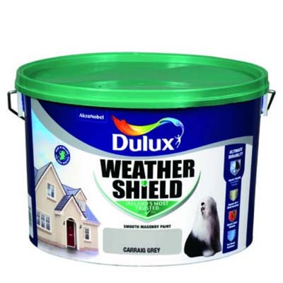 DULUX WEATHERSHIELD CARRAIG GREY 10LTR