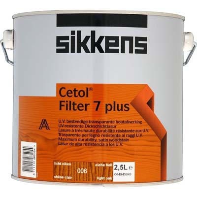 SIKKENS WOODCARE CETOL FILTER LIGHT OAK 006 2.5LTR