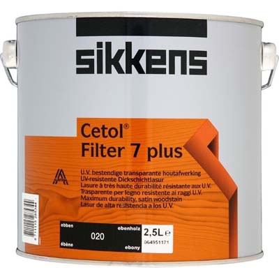 SIKKENS WOODCARE CETOL FILTER EBONY 020 2.5LTR